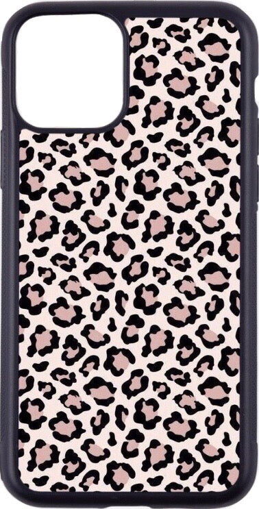 dusty pink leopard print case