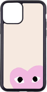 pink comme des garcons heart case Cases By Chloe