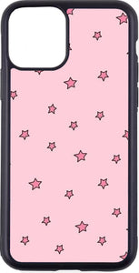 sunkist coral star print case