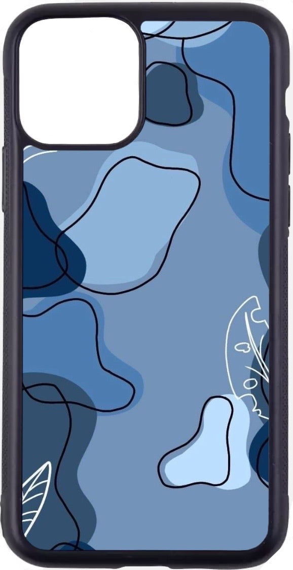 dark blue abstract case