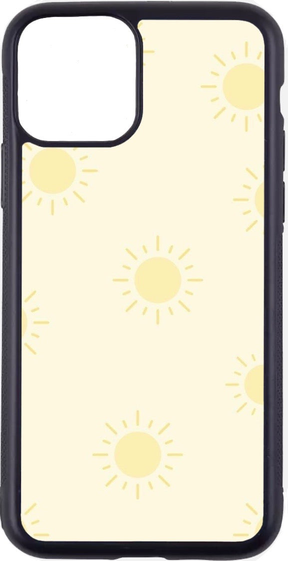 yellow sun print case