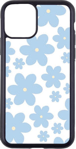 baby blue flower print case