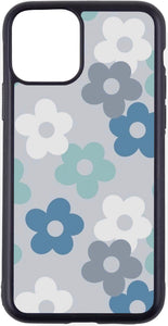 gray/blue flower print case