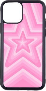 pink layered stars case