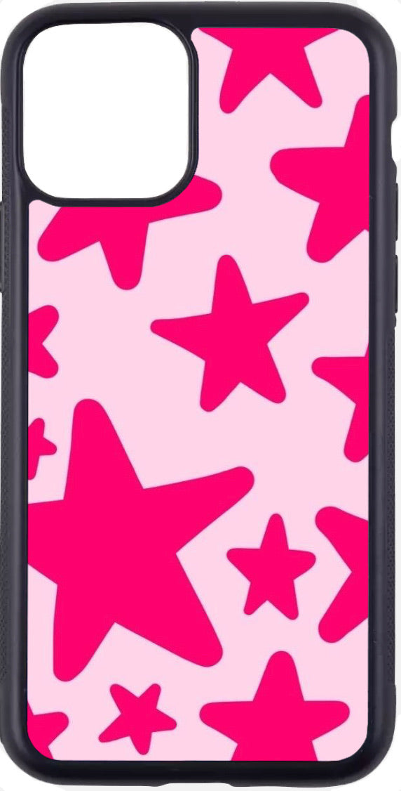 hot pink stars case