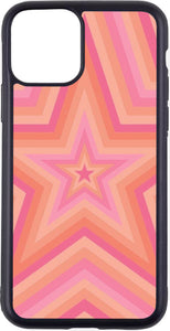 pink/orange layered stars case