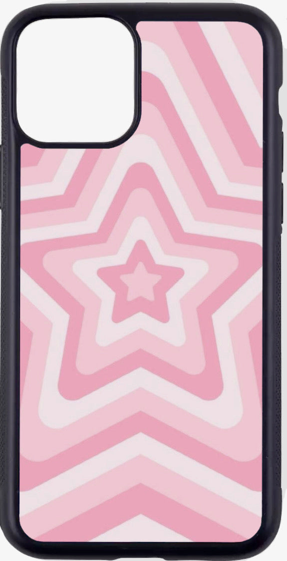 light pink layered stars case