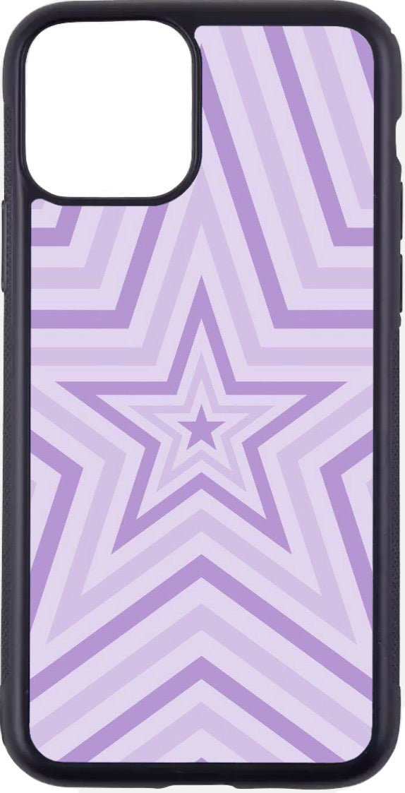 purple layered stars case