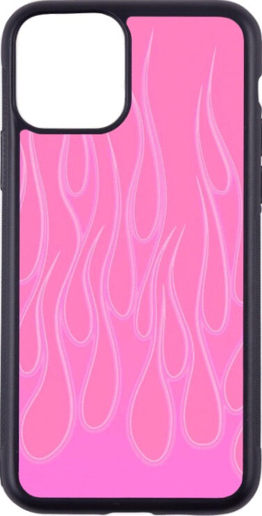 pink flames case