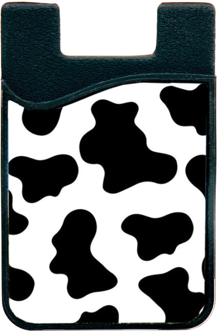 cow print phone wallet