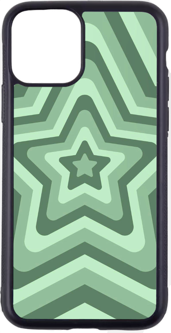 green layered stars case