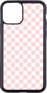 pink checkerboard case