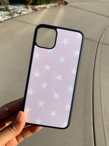 lilac star print case