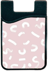 squiggle print phone wallet