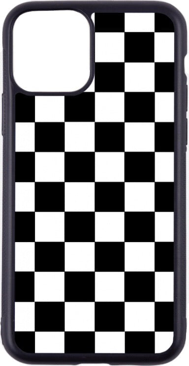 black/white checkerboard case