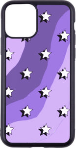 purple star print case