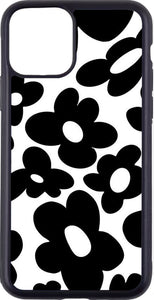 black flower print case