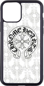 white chrome hearts case