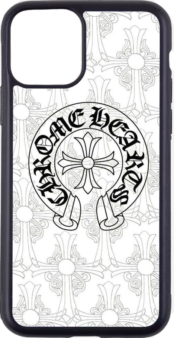 white chrome hearts case – Cases By Chloe white chrome hearts case – Cases By Chloe