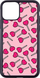 pink lollipop print case