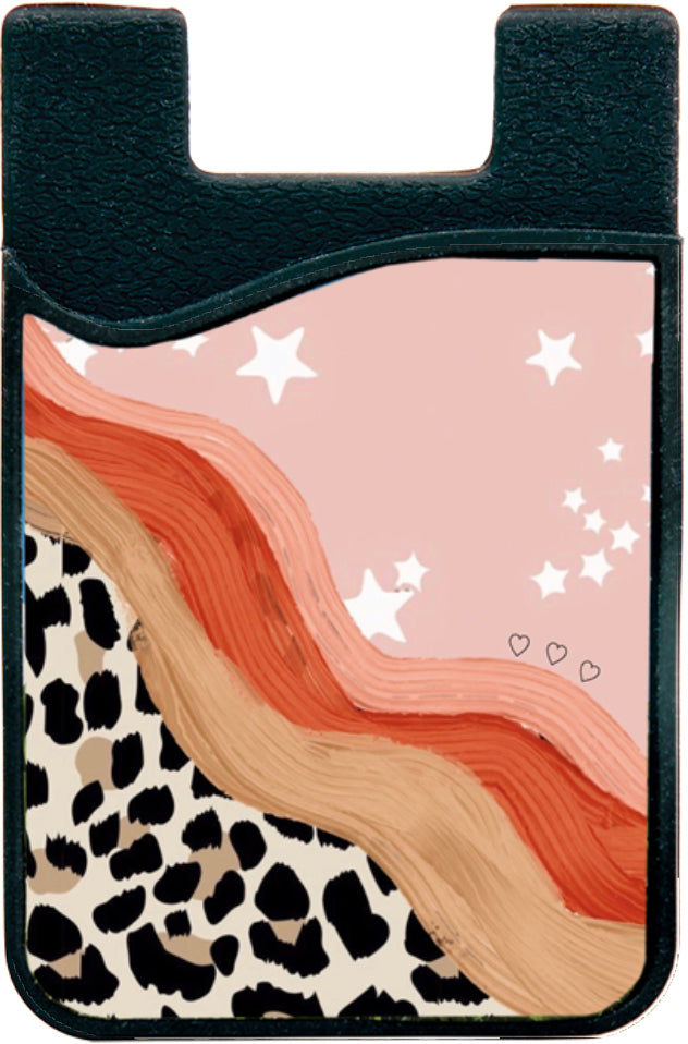 vsco inspired leopard print phone wallet