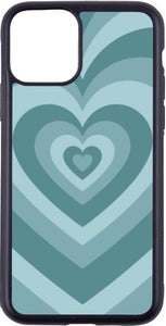 teal hearts case