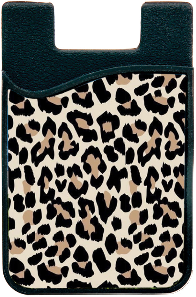 cheetah print phone wallet