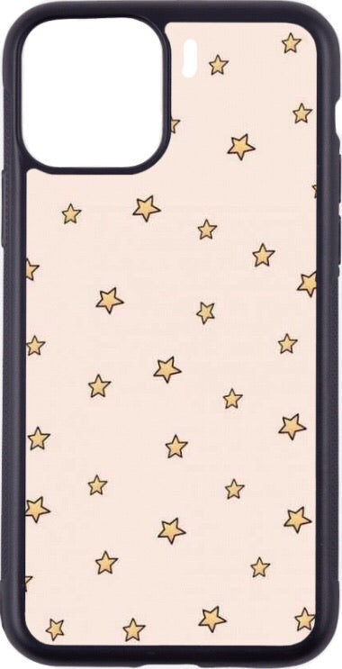 tan star print case