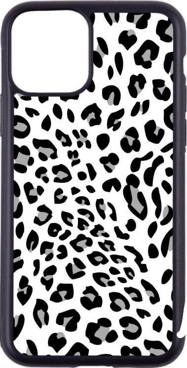 black/gray leopard print case