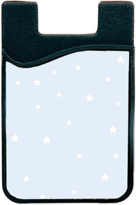 blue star print phone wallet