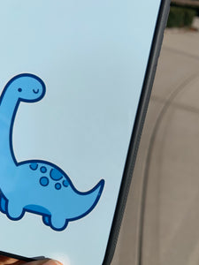 baby blue dino case